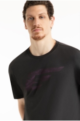 T-Shirt Cotton Fine Maxi Easa  Plumbo