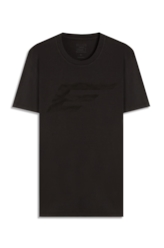 T-Shirt Cotton Fine Maxi Easa  Plumbo