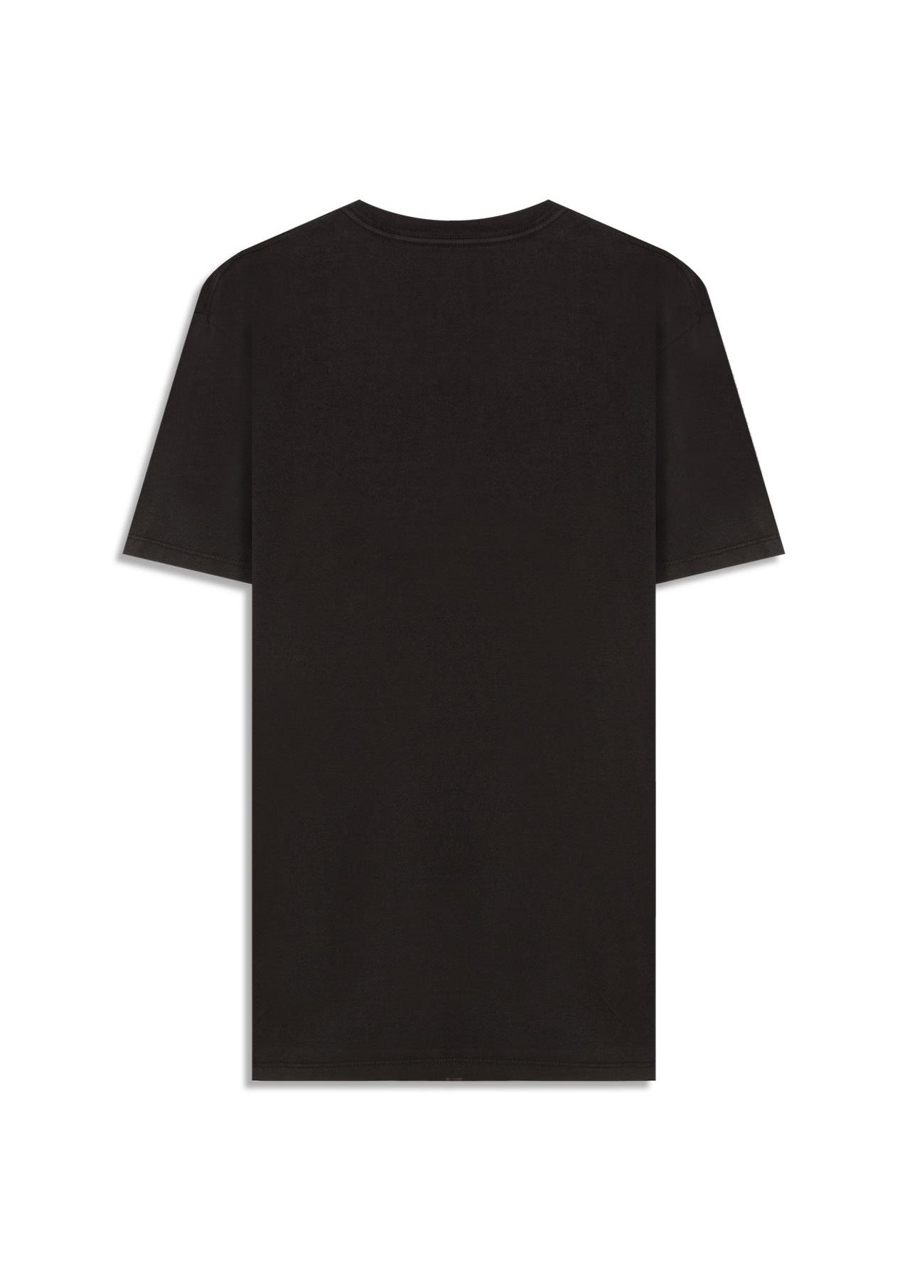T-Shirt Cotton Fine Maxi Easa  Plumbo