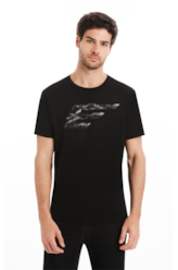 T-Shirt Cotton Fine Maxi Easa Preto