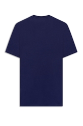 T-Shirt Cotton Fine Maxi Easa Purple Blue