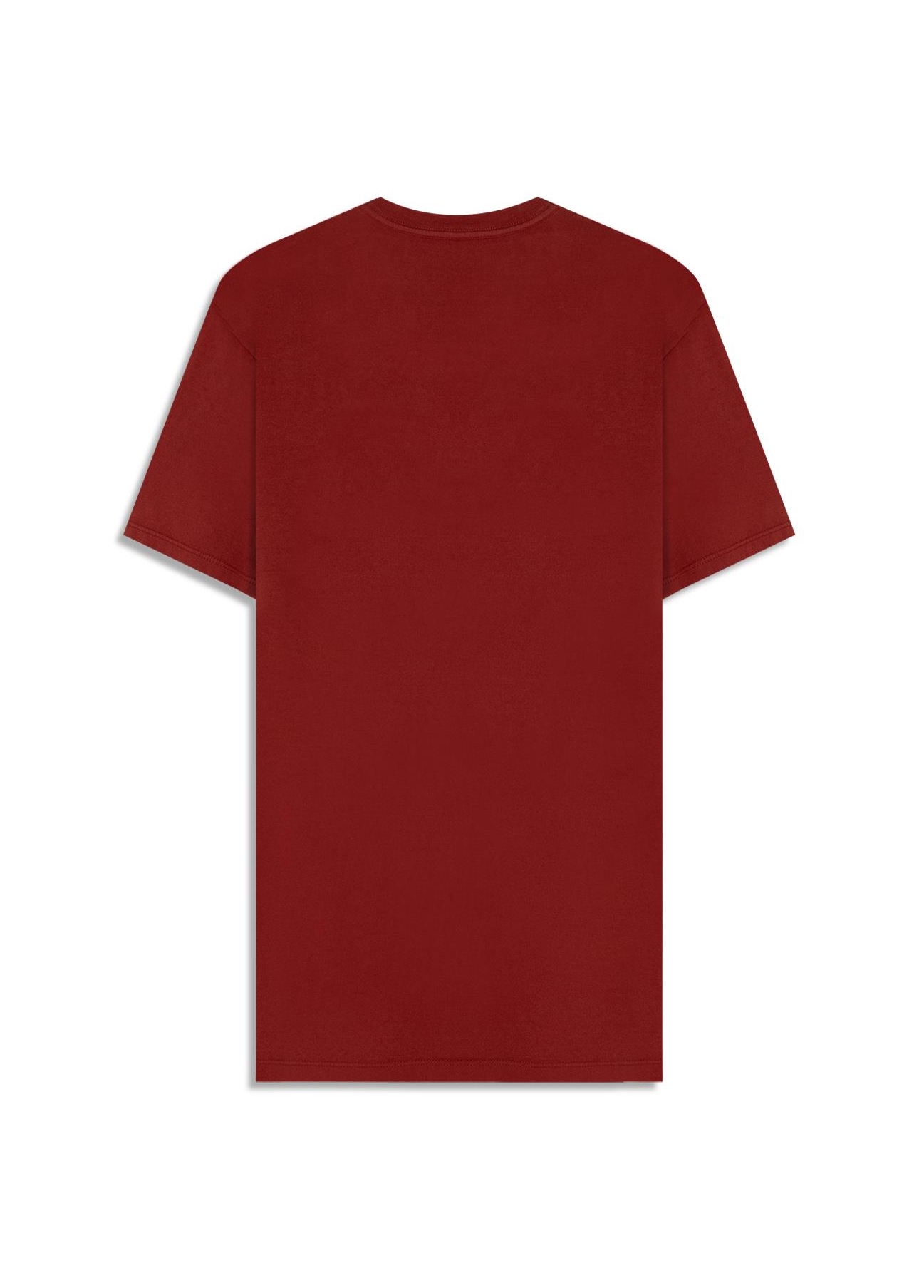 T-Shirt Cotton Fine Maxi Easa Vermelho