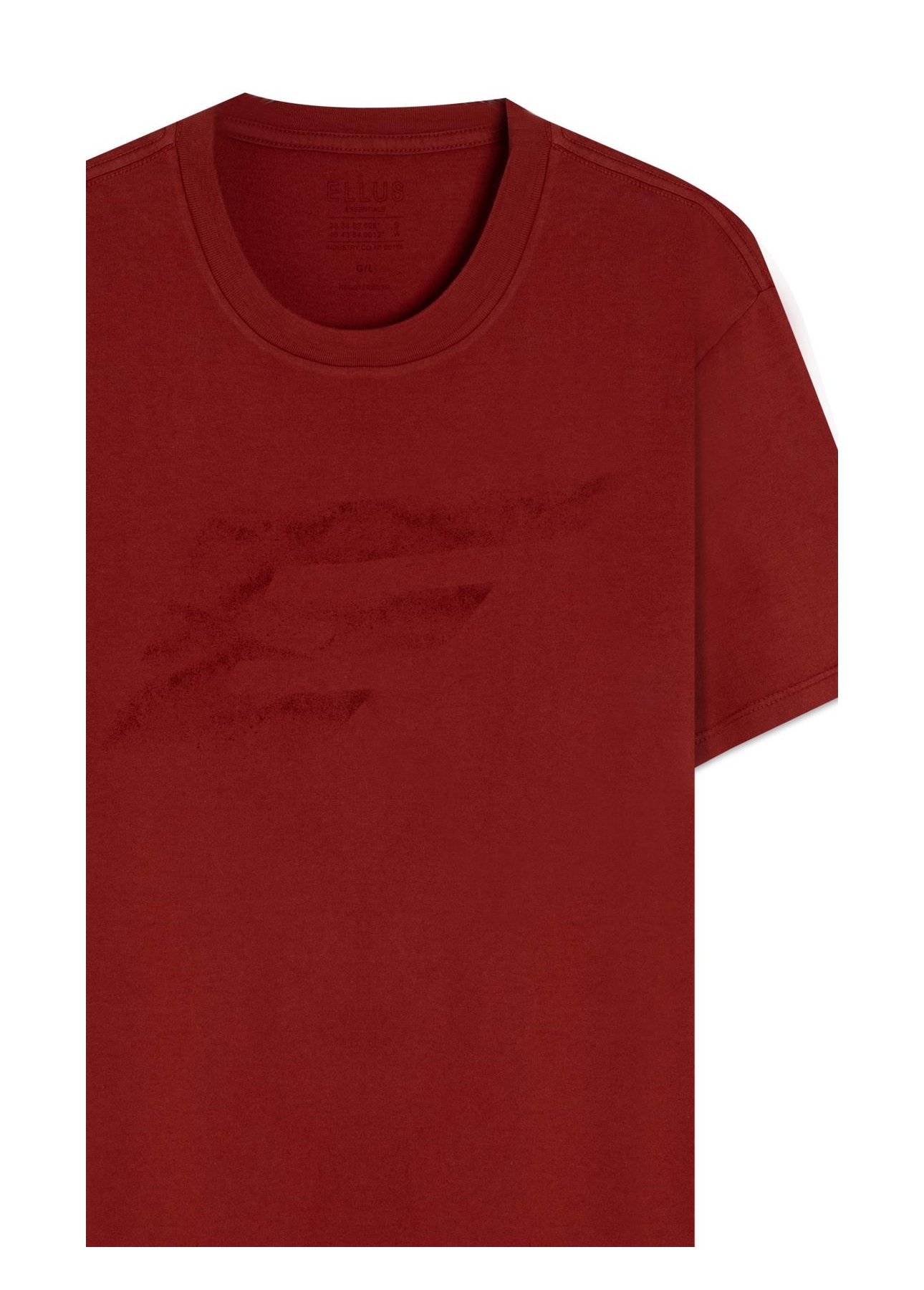 T-Shirt Cotton Fine Maxi Easa Vermelho