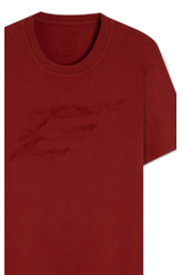 T-Shirt Cotton Fine Maxi Easa Vermelho