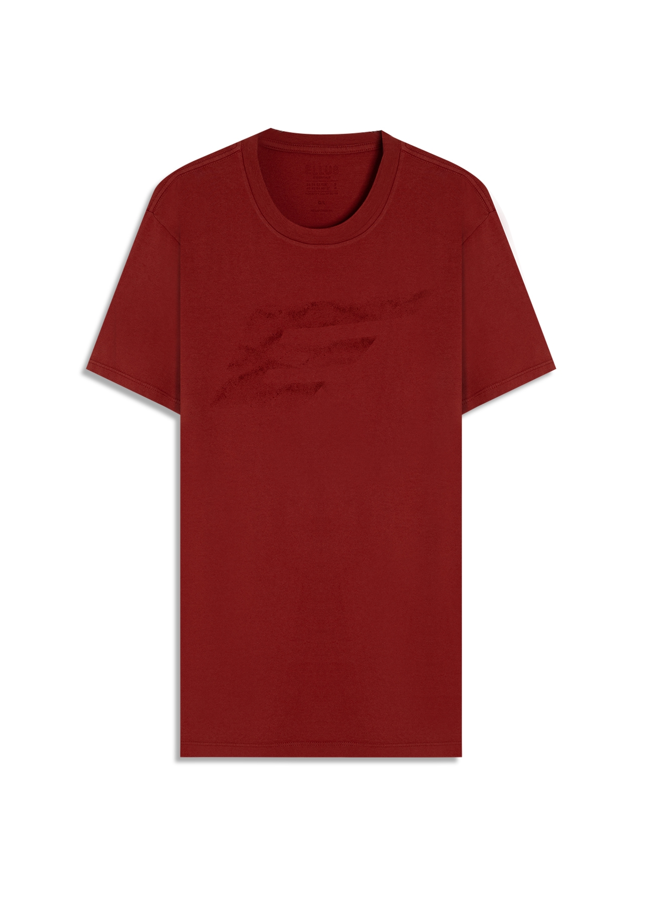 T-Shirt Cotton Fine Maxi Easa Vermelho