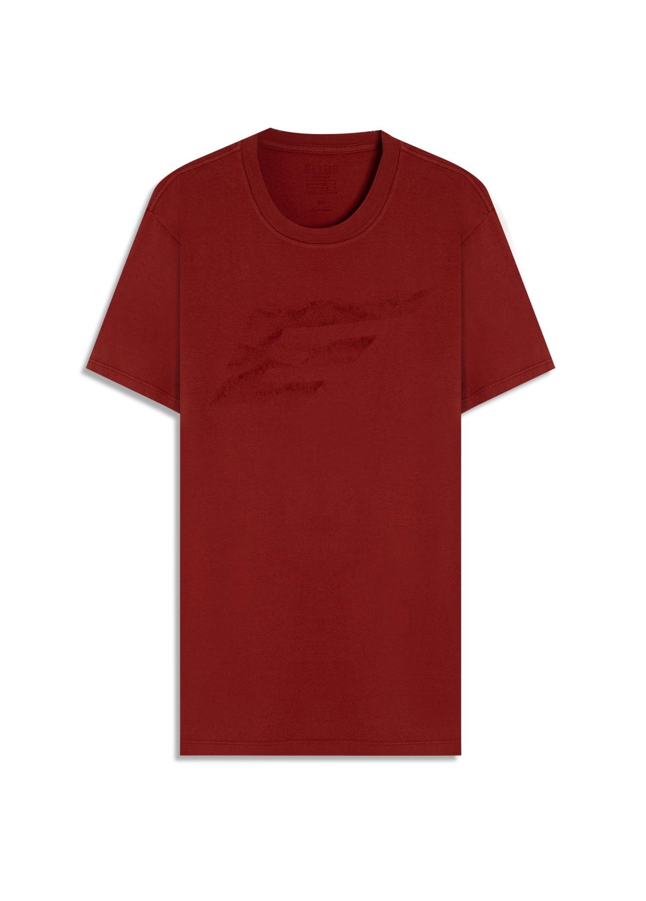 T-Shirt Cotton Fine Maxi Easa Vermelho