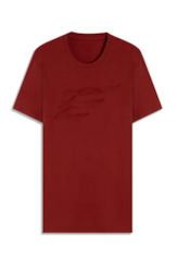 T-Shirt Cotton Fine Maxi Easa Vermelho