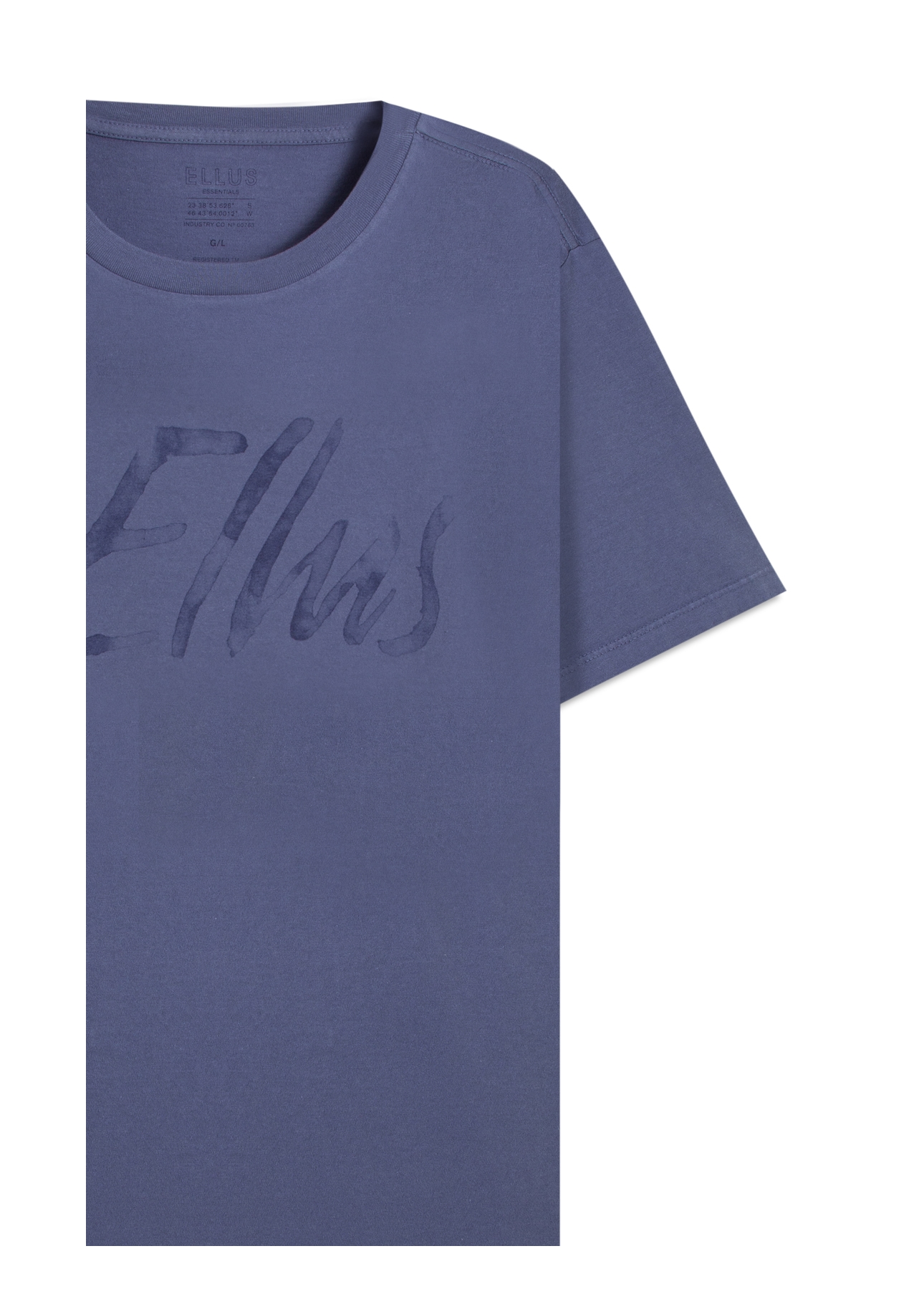 T-Shirt Cotton Fine Maxi Ellus Classic Azul Jeans i