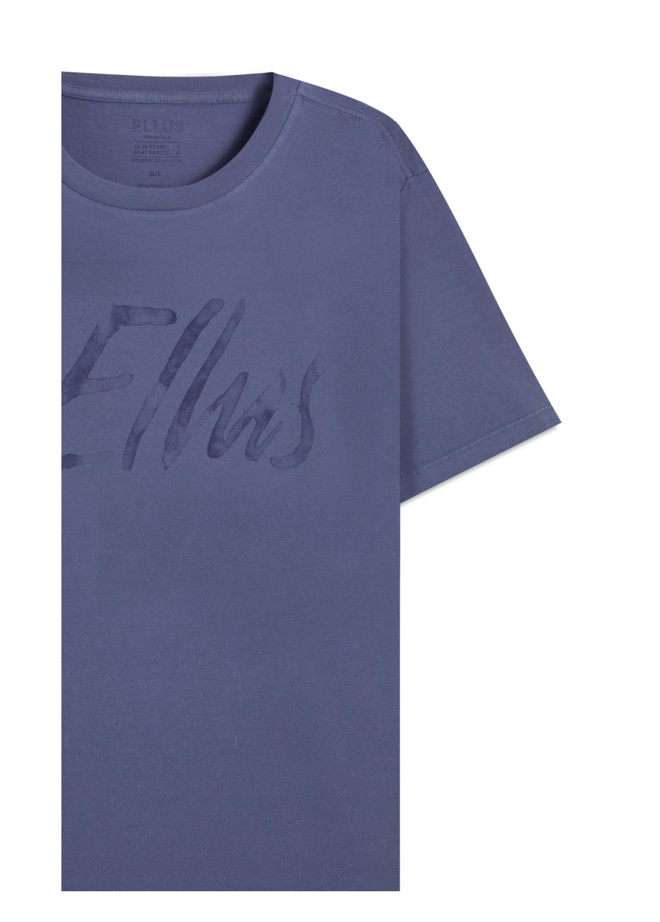 T-Shirt Cotton Fine Maxi Ellus Classic Azul Jeans i