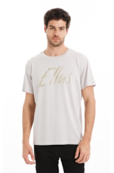 T-Shirt Cotton Fine Maxi Ellus Classic Azul Seco
