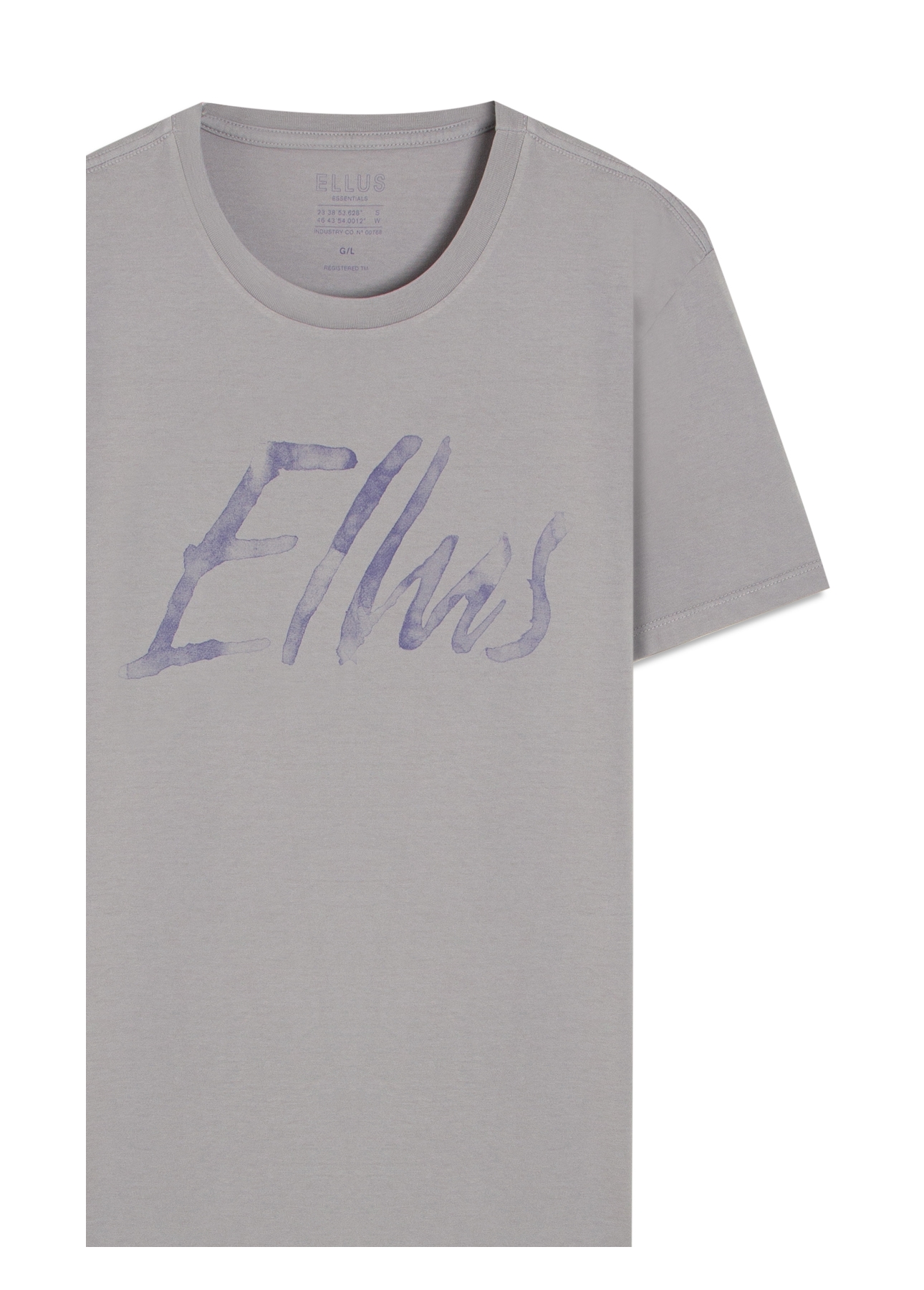 T-Shirt Cotton Fine Maxi Ellus Classic Blue Vintage