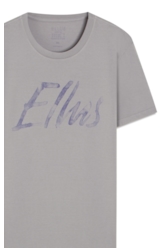 T-Shirt Cotton Fine Maxi Ellus Classic Blue Vintage