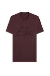 T-Shirt Cotton Fine Maxi Ellus Classic Bordeaux