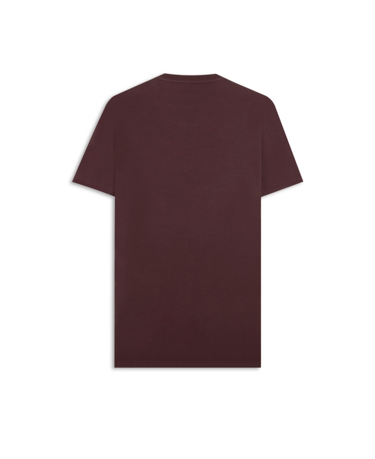 T-Shirt Cotton Fine Maxi Ellus Classic Bordeaux