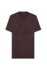 T-Shirt Cotton Fine Maxi Ellus Classic Bordeaux