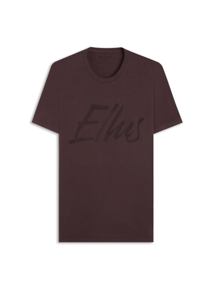 T-Shirt Cotton Fine Maxi Ellus Classic Bordeaux
