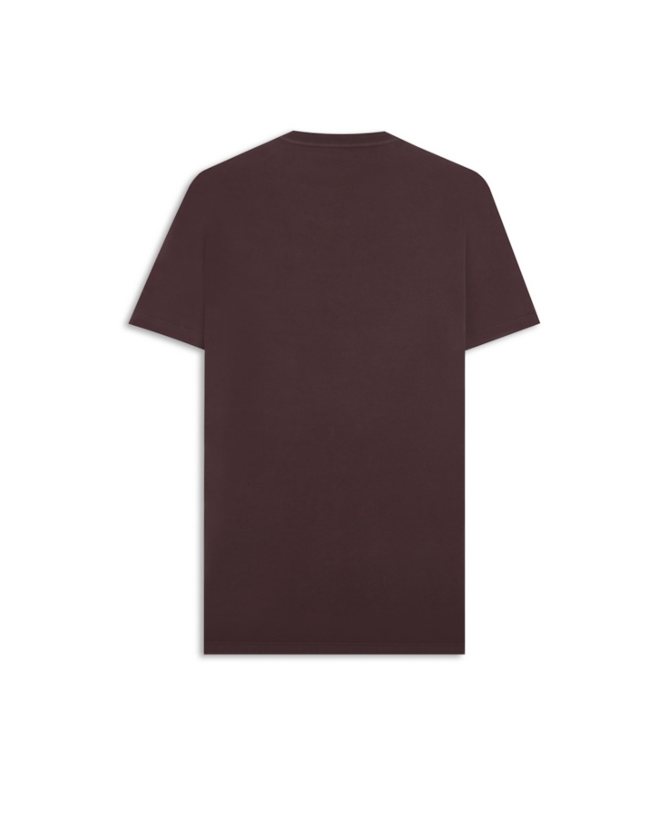 T-Shirt Cotton Fine Maxi Ellus Classic Bordeaux
