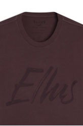T-Shirt Cotton Fine Maxi Ellus Classic Bordeaux
