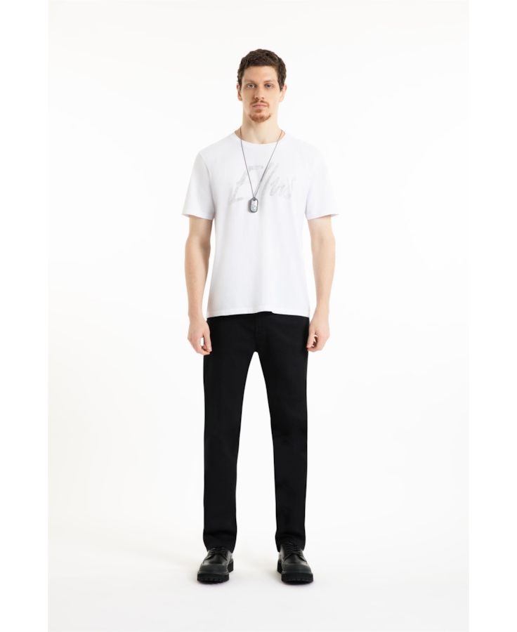 T-Shirt Cotton Fine Maxi Ellus Classic Branco
