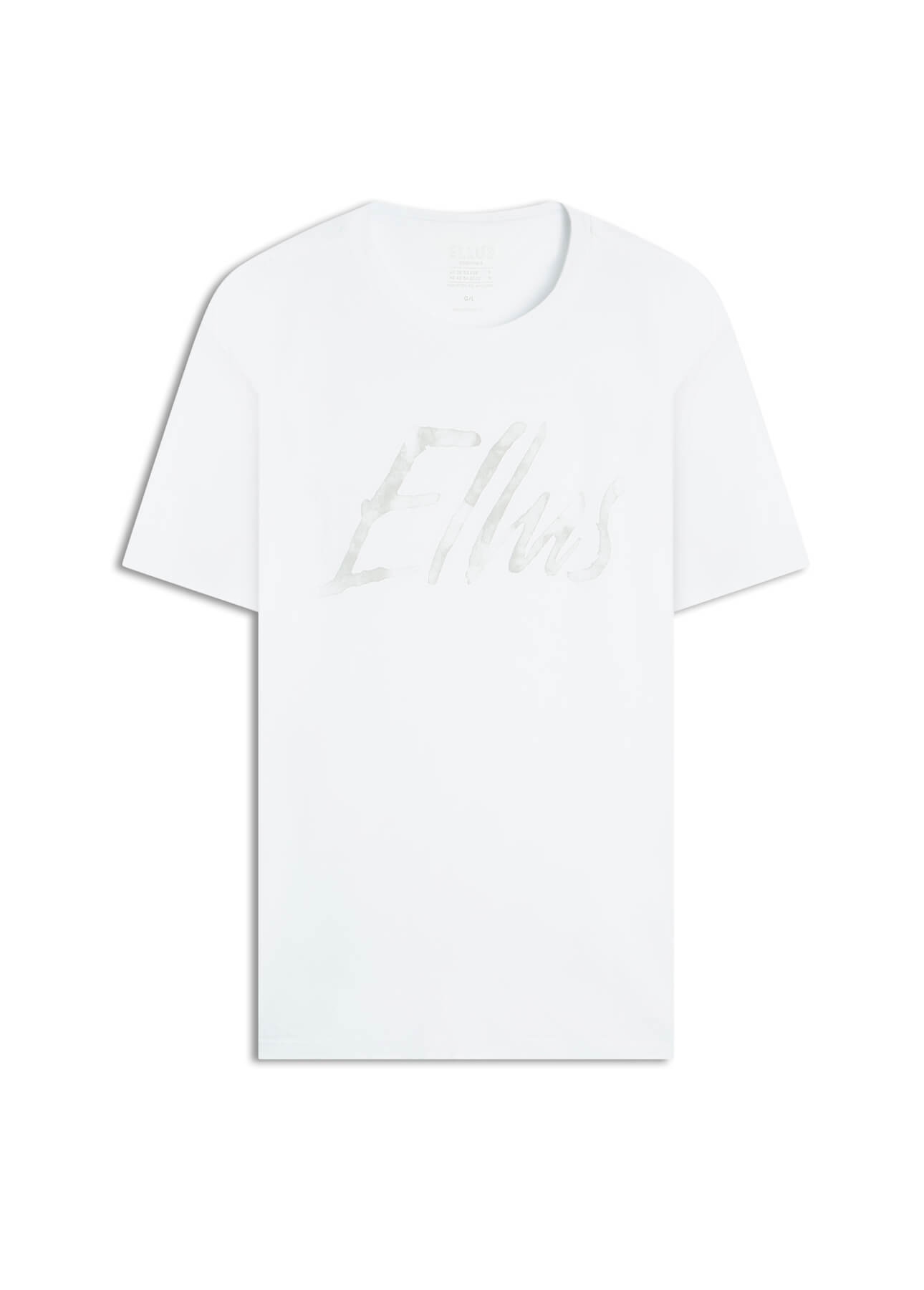 T-Shirt Cotton Fine Maxi Ellus Classic Branco