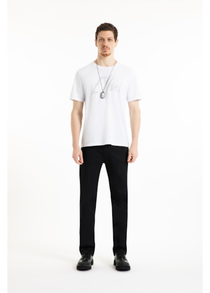 T-Shirt Cotton Fine Maxi Ellus Classic Branco