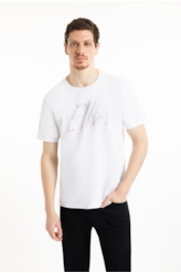 T-Shirt Cotton Fine Maxi Ellus Classic Branco