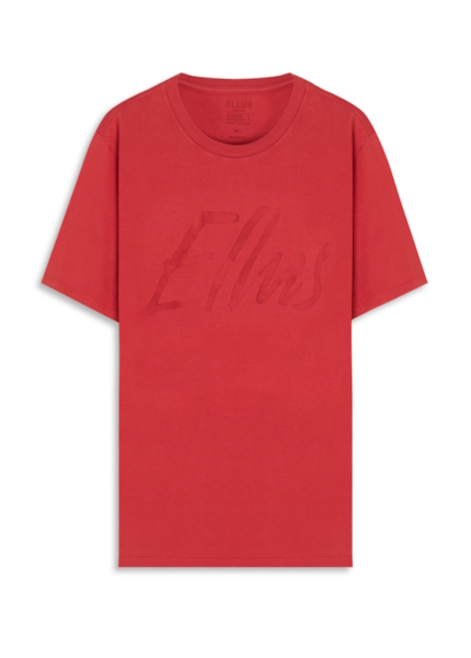 T-Shirt Cotton Fine Maxi Ellus Classic Cereja )