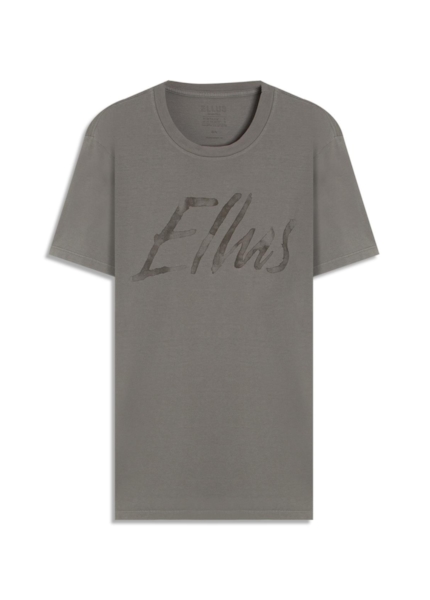T-Shirt Cotton Fine Maxi Ellus Classic Cinza Claro