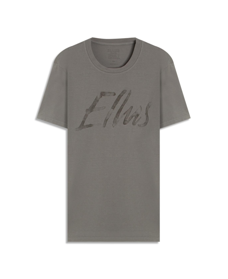 T-Shirt Cotton Fine Maxi Ellus Classic Cinza Claro