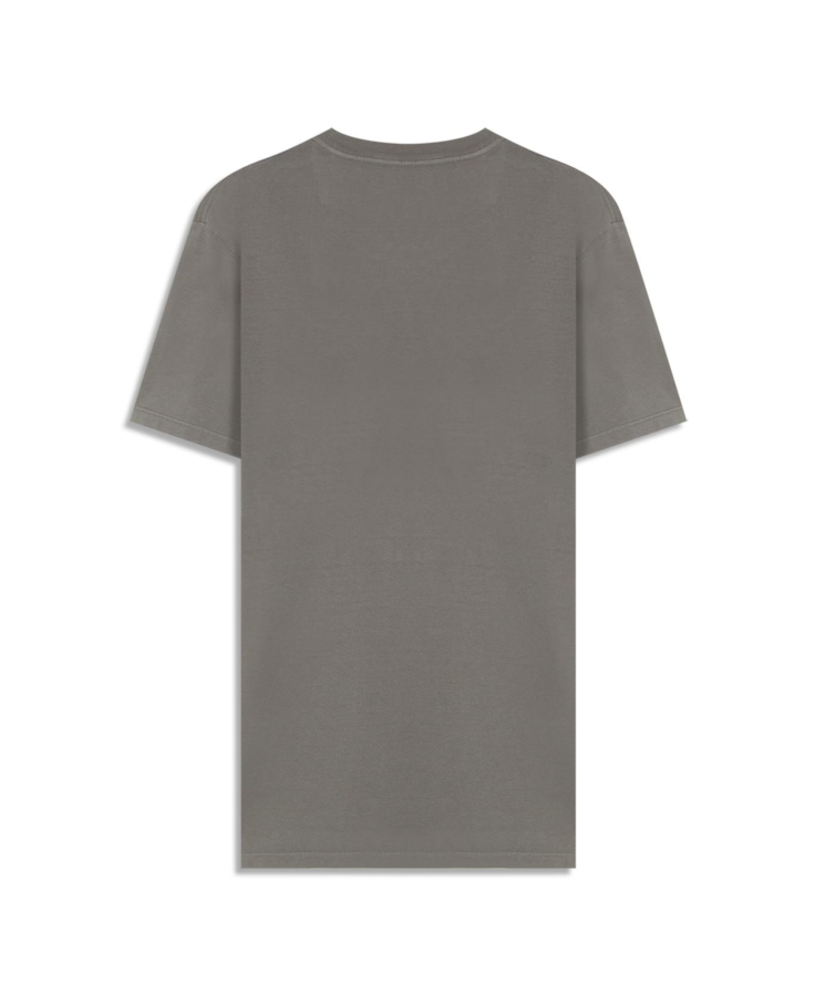 T-Shirt Cotton Fine Maxi Ellus Classic Cinza Claro