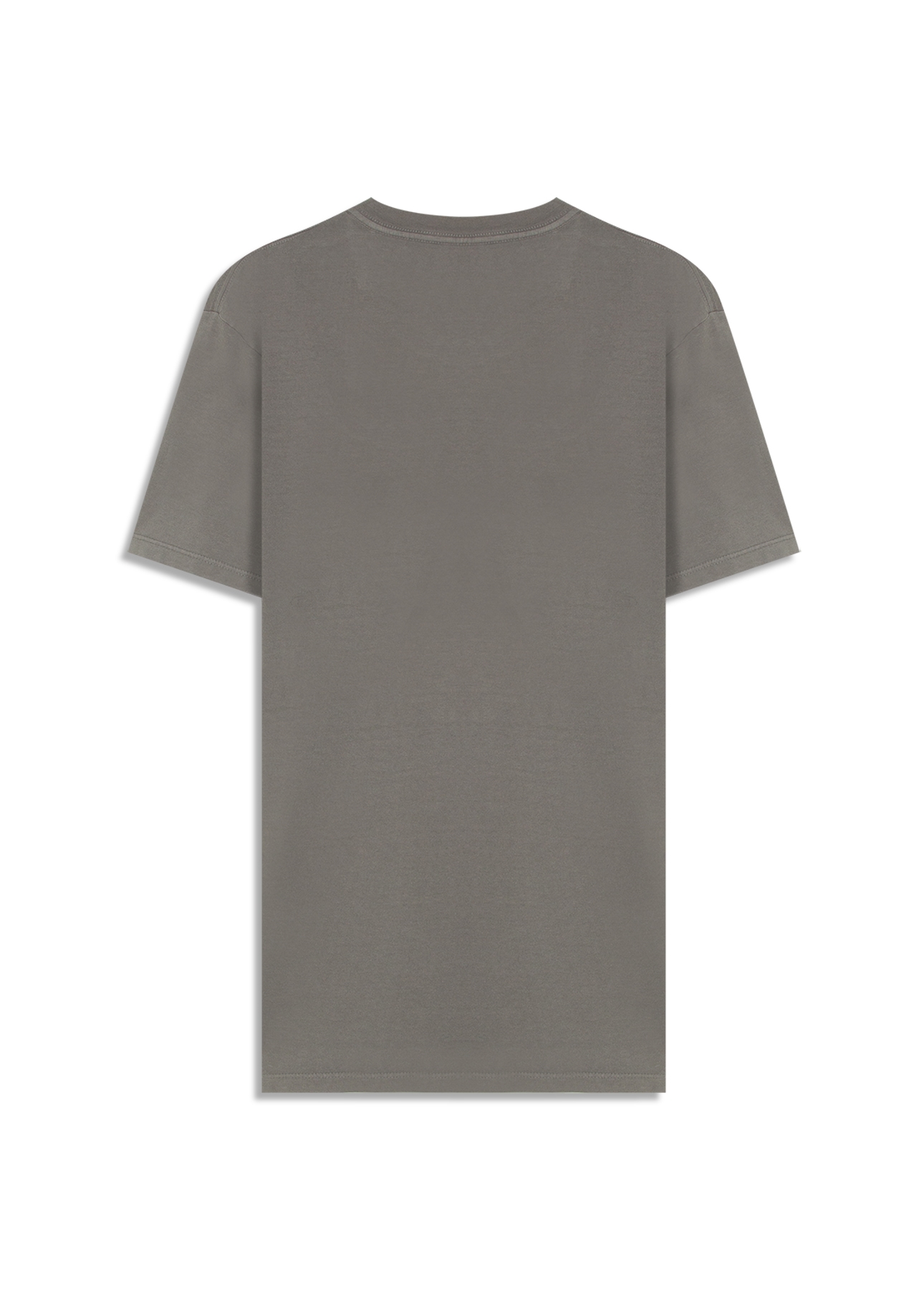 T-Shirt Cotton Fine Maxi Ellus Classic Cinza Claro