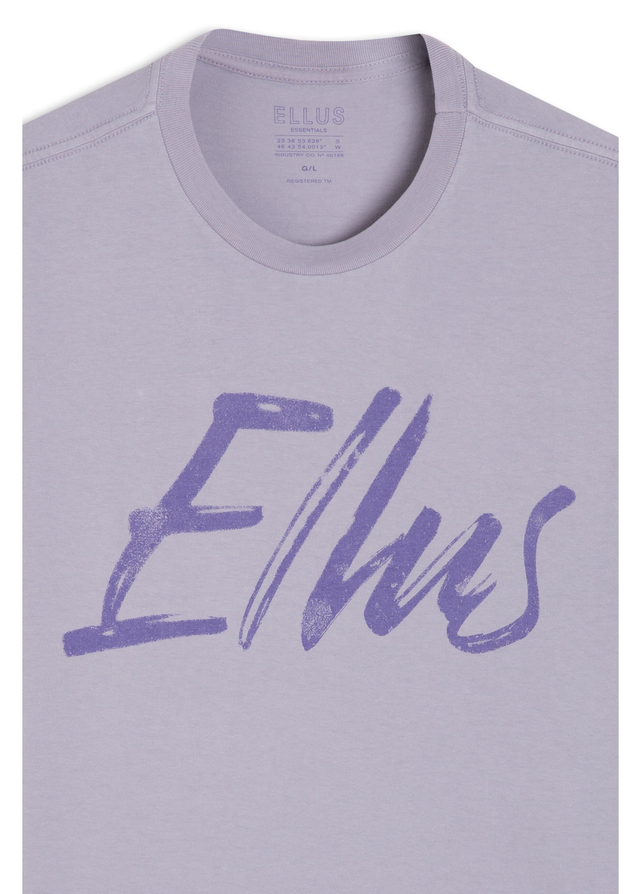 T-Shirt Cotton Fine Maxi Ellus Classic Misty