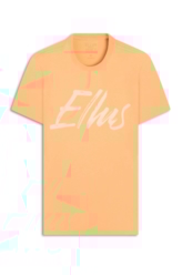 T-Shirt Cotton Fine Maxi Ellus Classic Pessego