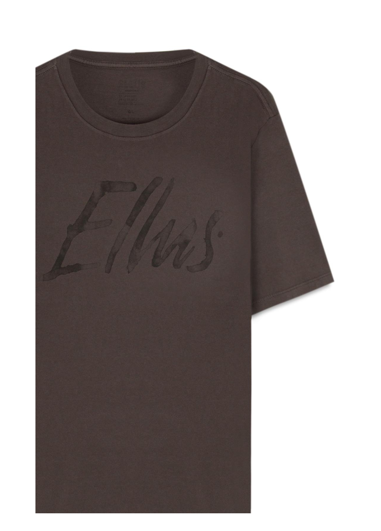 T-Shirt Cotton Fine Maxi Ellus Classic Plumbo