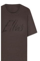 T-Shirt Cotton Fine Maxi Ellus Classic Plumbo