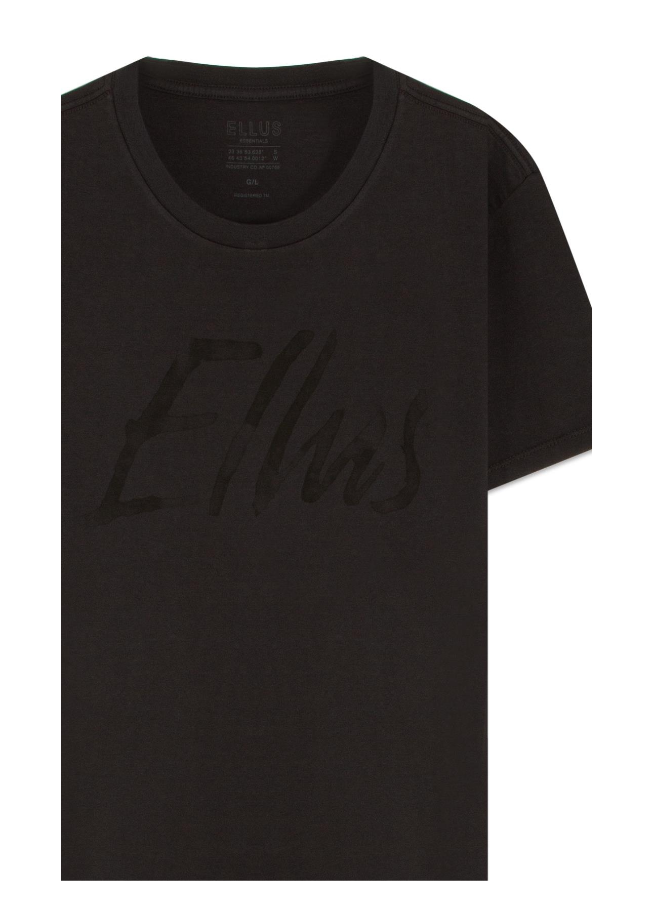 T-Shirt Cotton Fine Maxi Ellus Classic Plumbo