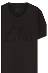 T-Shirt Cotton Fine Maxi Ellus Classic Plumbo