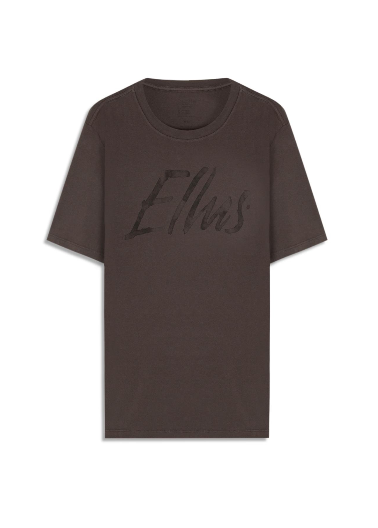 T-Shirt Cotton Fine Maxi Ellus Classic Plumbo i