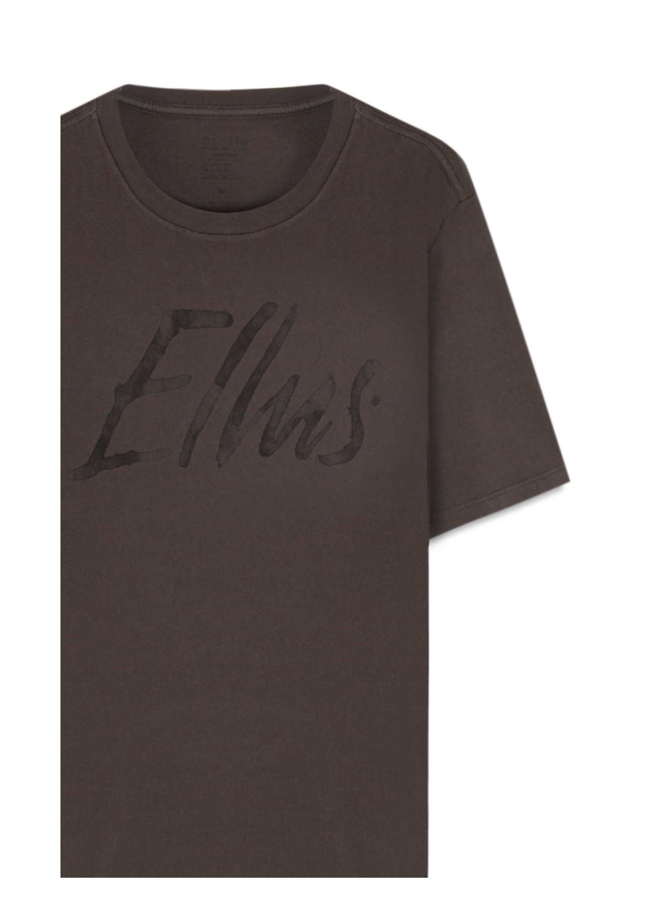 T-Shirt Cotton Fine Maxi Ellus Classic Plumbo i