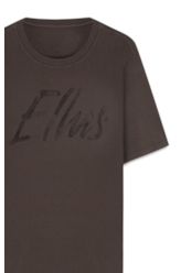 T-Shirt Cotton Fine Maxi Ellus Classic Plumbo i
