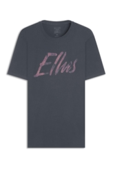 T-Shirt Cotton Fine Maxi Ellus Classic Preto