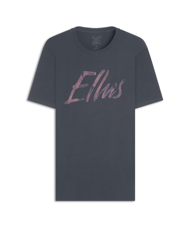 T-Shirt Cotton Fine Maxi Ellus Classic Preto