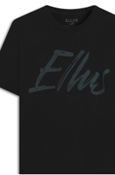 T-Shirt Cotton Fine Maxi Ellus Classic Preto