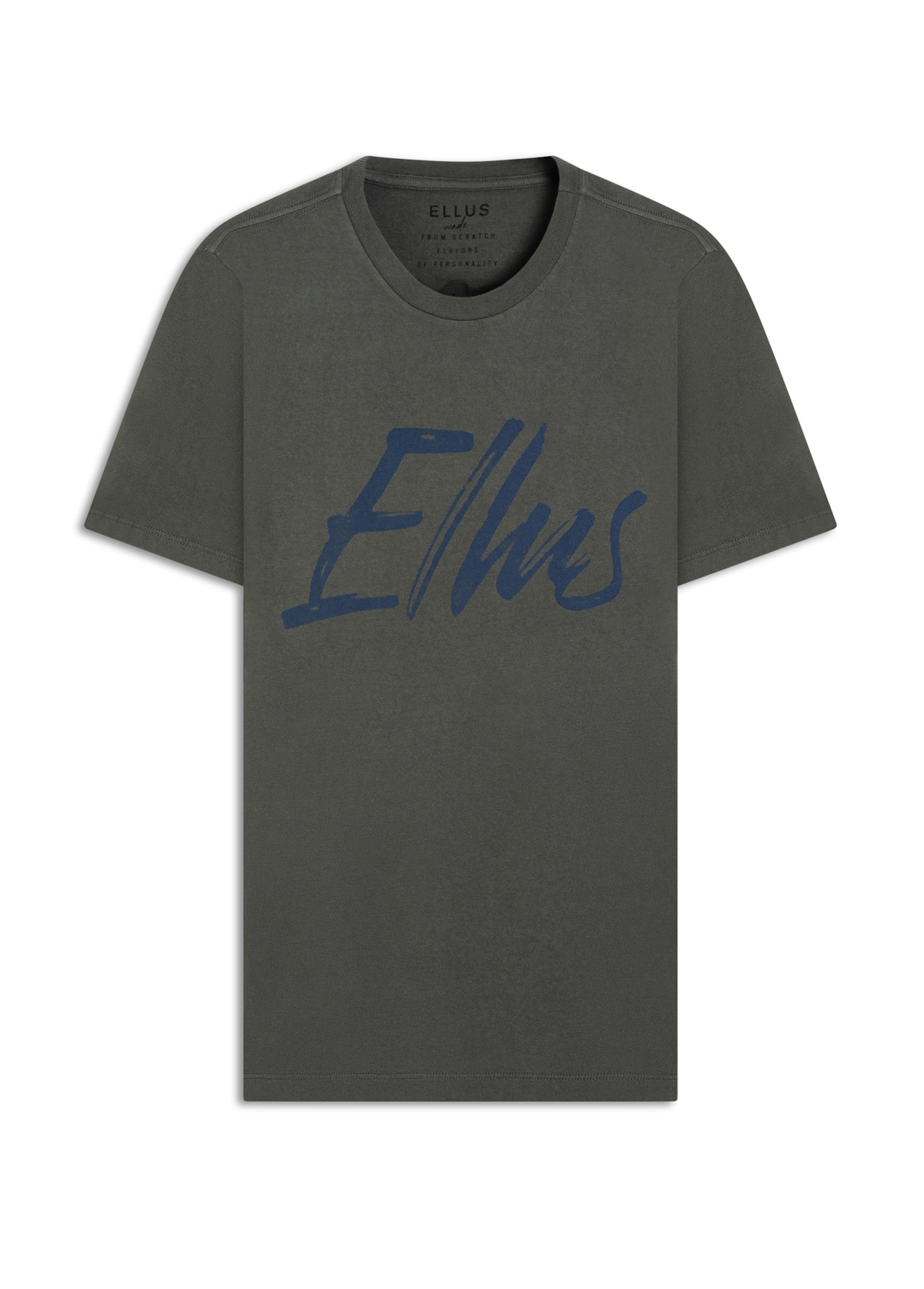 T-Shirt Cotton Fine Maxi Ellus Classic Verde Militar