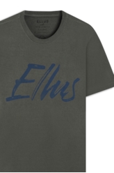 T-Shirt Cotton Fine Maxi Ellus Classic Verde Militar