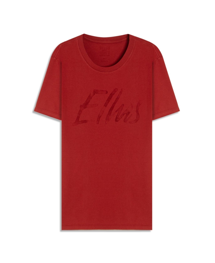 T-Shirt Cotton Fine Maxi Ellus Classic Vermelho
