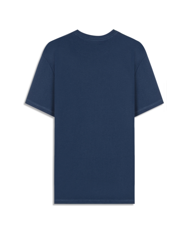 T-Shirt Cotton Fine Motorclub Azul Jeans