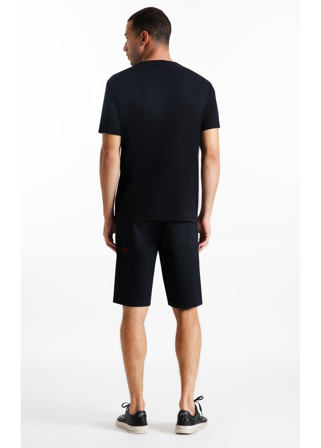 T-Shirt Cotton Fine Motorcycle Classic Preto