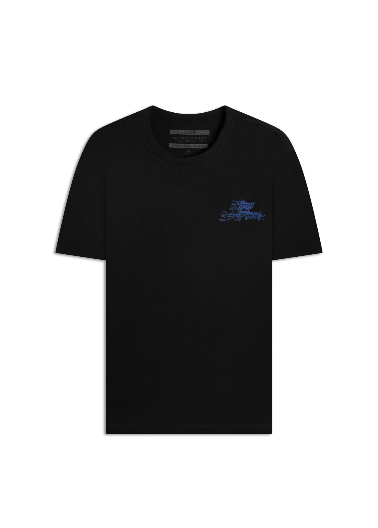 T-Shirt Cotton Fine Not Found Preto
