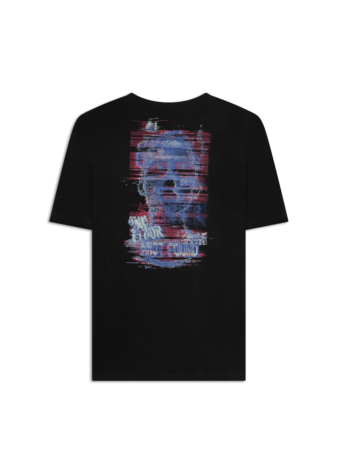 T-Shirt Cotton Fine Not Found Preto